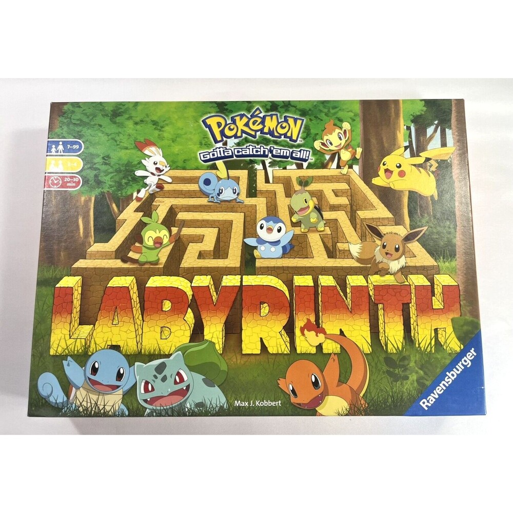 Pokemon Labyrinth Maze Ravensburger 2021 Board Game Complete